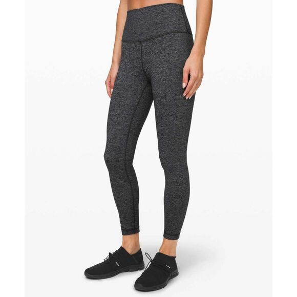 NWT Lululemon Wunder Under High-Rise Tight 25", Heathered Black, Size 10, W5BYPS - Picture 1 of 9